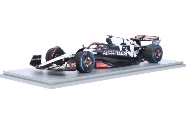 Formule 1 Alpha Tauri #3 10th GP Belgium 2023 Sprint Race with Wet Tyres D.Ricciardo - 1:18 - Spark