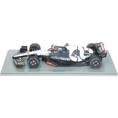 Formule 1 Alpha Tauri #3 10th GP Belgium 2023 Sprint Race with Wet Tyres D.Ricciardo - 1:18 - Spark