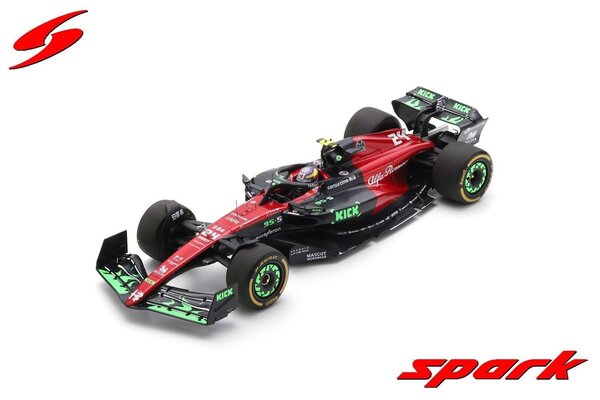 Formule 1 Alfa Romeo F1 #24 GP Belgium 2023 Zhou Guanyu - 1:18 - Spark