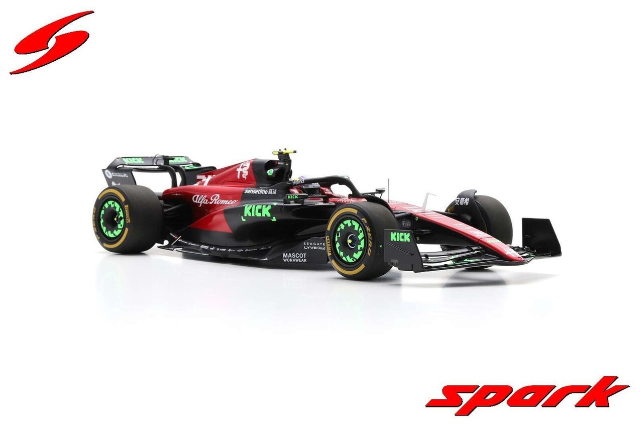 Formule 1 Alfa Romeo F1 #24 GP Belgium 2023 Zhou Guanyu - 1:18 - Spark