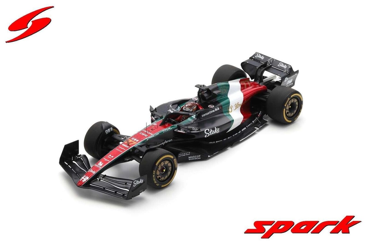 Formule 1 Alfa Romeo F1 C43 #77 GP Italy 2023 V. Bottas - 1:18 - Spark