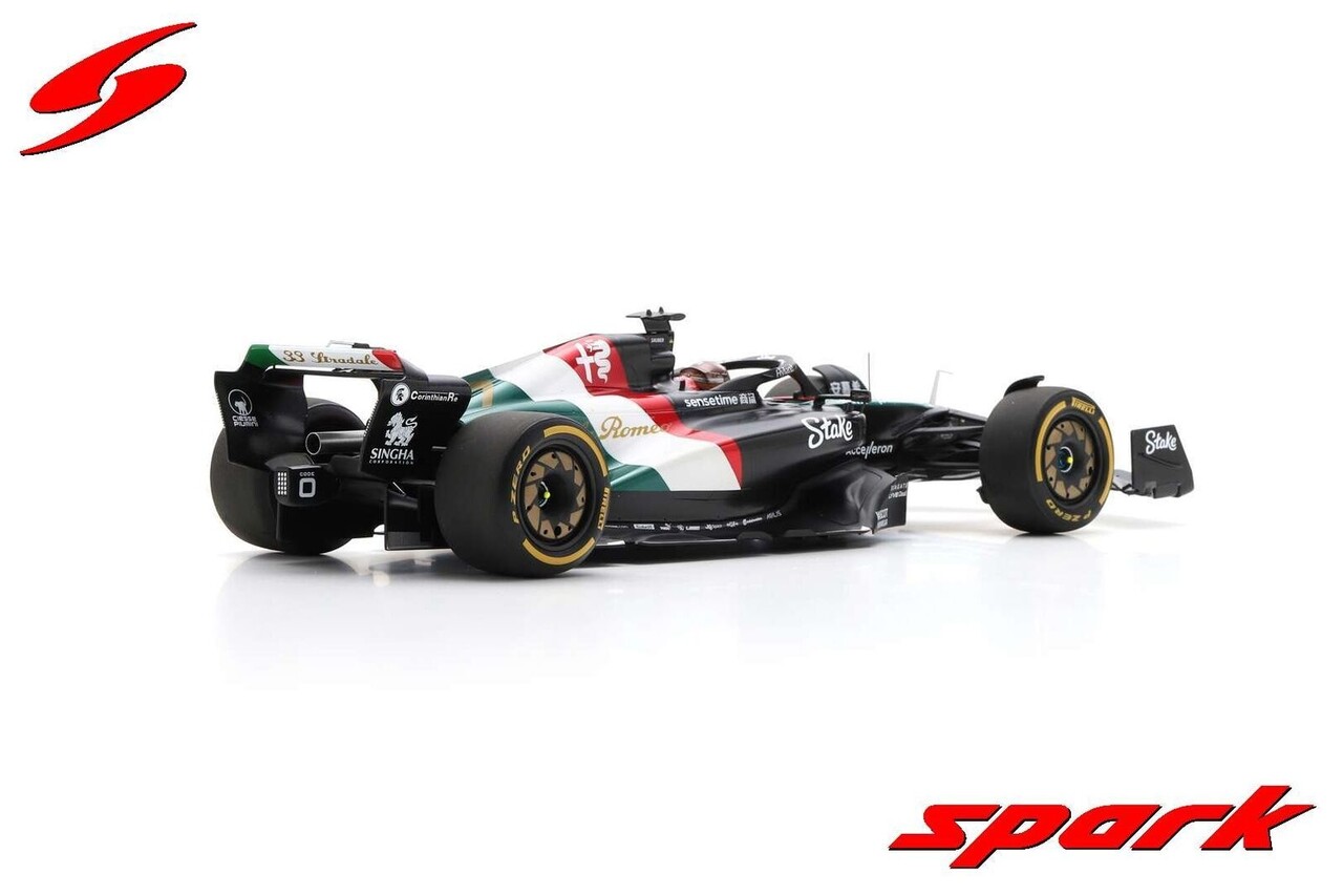 Formule 1 Alfa Romeo F1 C43 #77 GP Italy 2023 V. Bottas - 1:18 - Spark