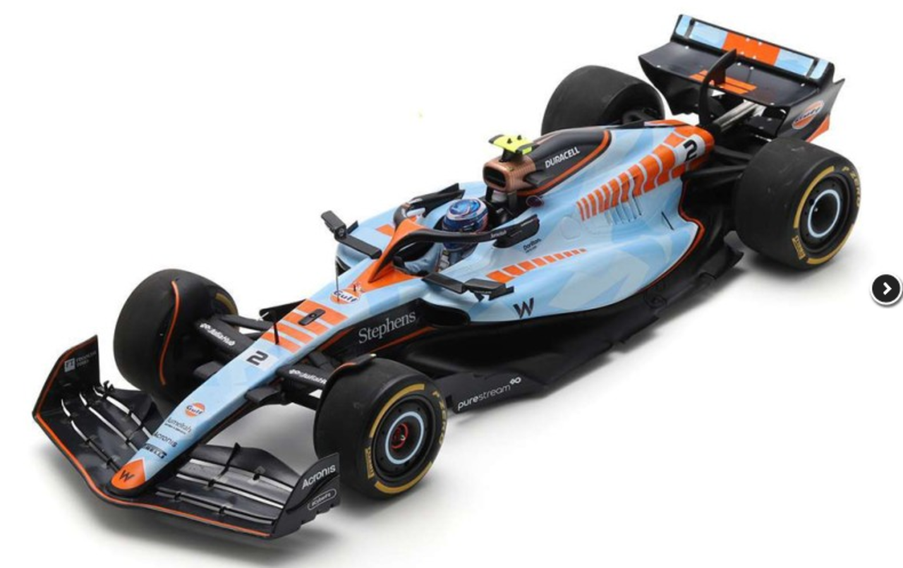 Formule 1 Williams FW45 #2 Team Williams Racing Gulf GP Singapore 2023 - 1:18 - Spark