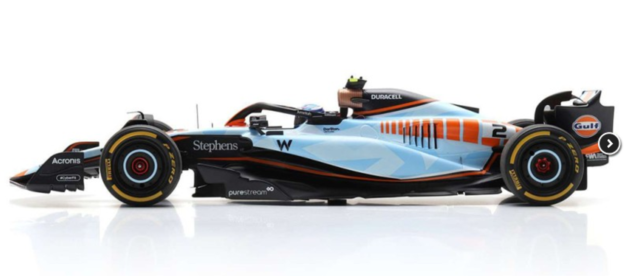 Formule 1 Williams FW45 #2 Team Williams Racing Gulf GP Singapore 2023 - 1:18 - Spark