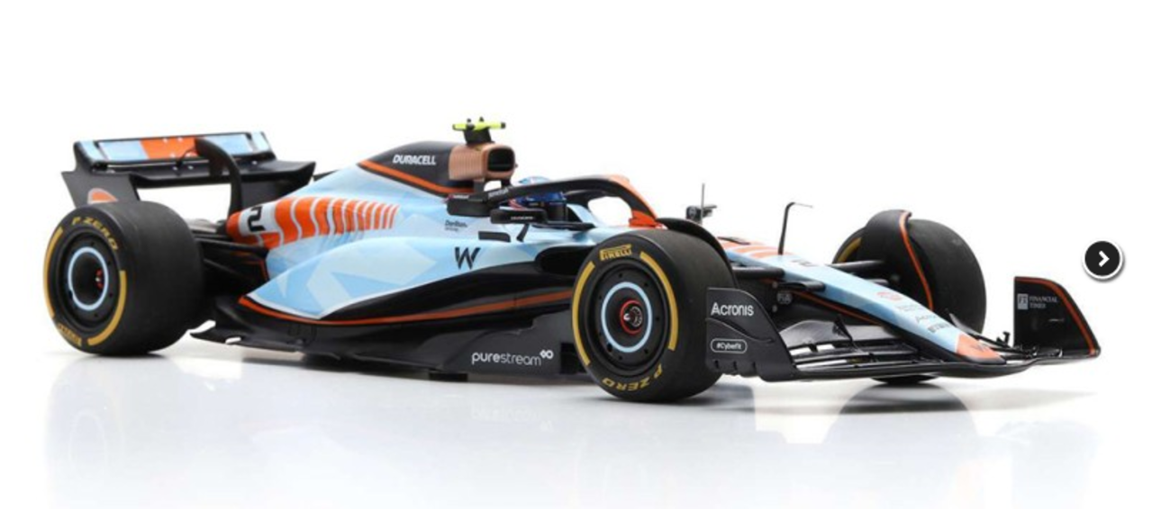 Formule 1 Williams FW45 #2 Team Williams Racing Gulf GP Singapore 2023 - 1:18 - Spark