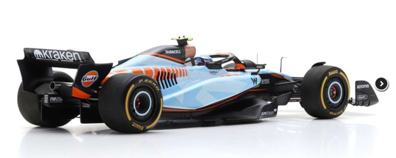 Formule 1 Williams FW45 #2 Team Williams Racing Gulf GP Singapore 2023 - 1:18 - Spark