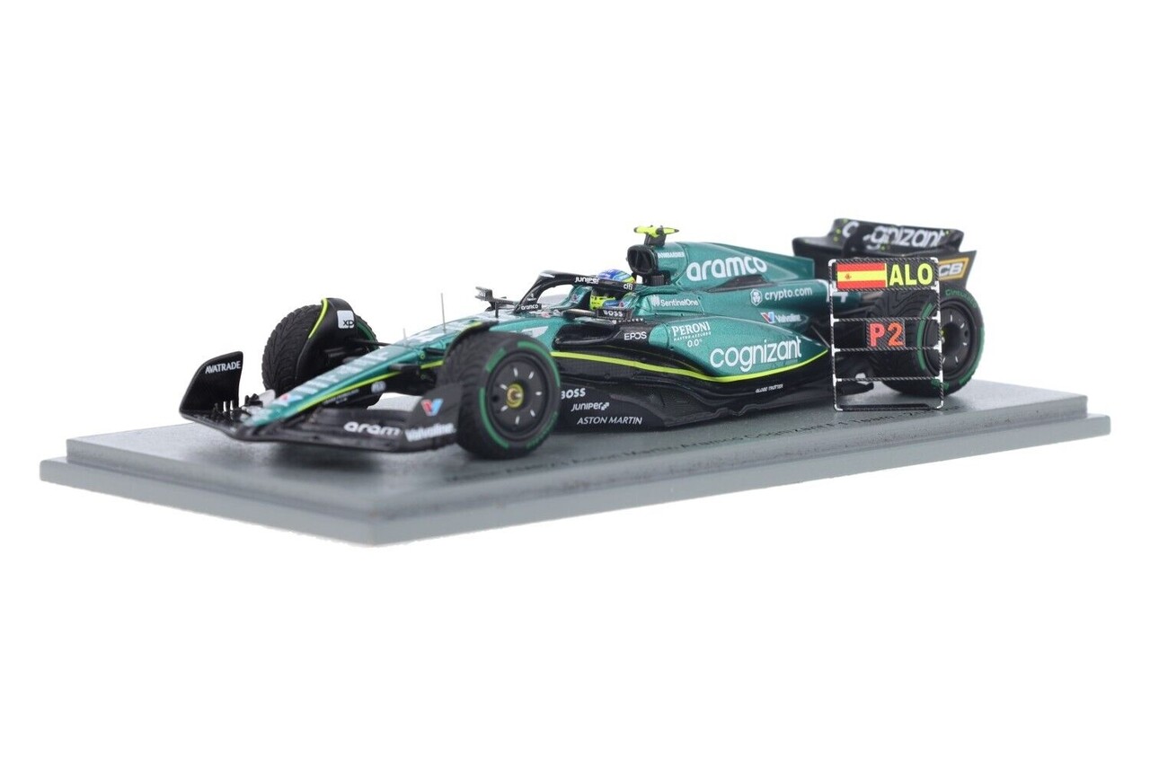 Formule 1 Aston Martin #14 2nd Dutch GP 2023 + Pit Board - 1:43 - Spark