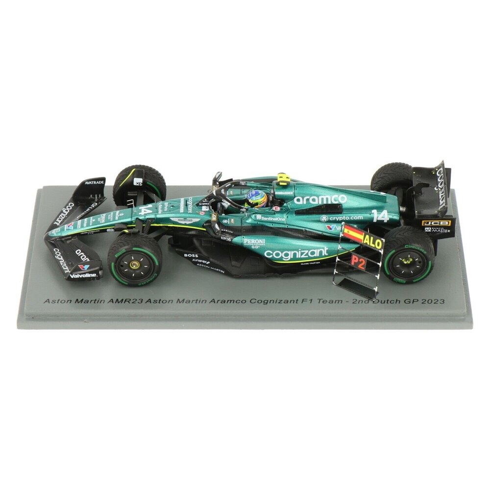 Formule 1 Aston Martin #14 2nd Dutch GP 2023 + Pit Board - 1:43 - Spark