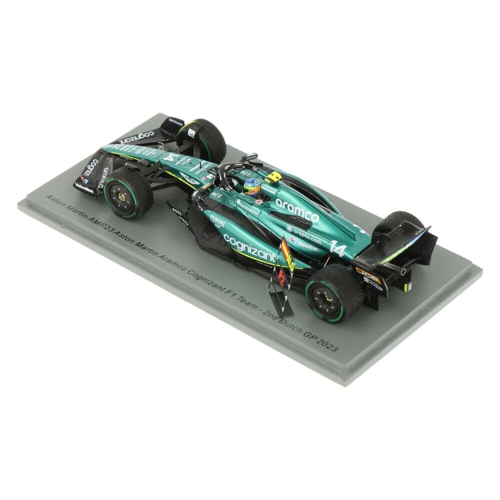 Formule 1 Aston Martin #14 2nd Dutch GP 2023 + Pit Board - 1:43 - Spark
