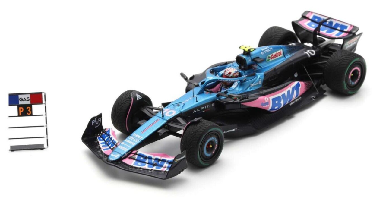Fomule 1 Alpine A523 #10 BWT Alpine F1 Team 3rd Dutch GP 2023 + Pit Board - 1:43 - Spark Fomule 1 Alpine A523 #10 BWT Alpine F1 Team 3rd Dutch GP 2023 + Pit Board - 1:43 - Spark