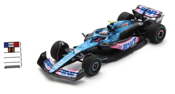 Formule 1 Alpine A523 #10 BWT Alpine F1 Team 3rd Dutch GP 2023 + Pit Board - 1:43 - Spark Formule 1 Alpine A523 #10 BWT Alpine F1 Team 3rd Dutch GP 2023 + Pit Board - 1:43 - Spark