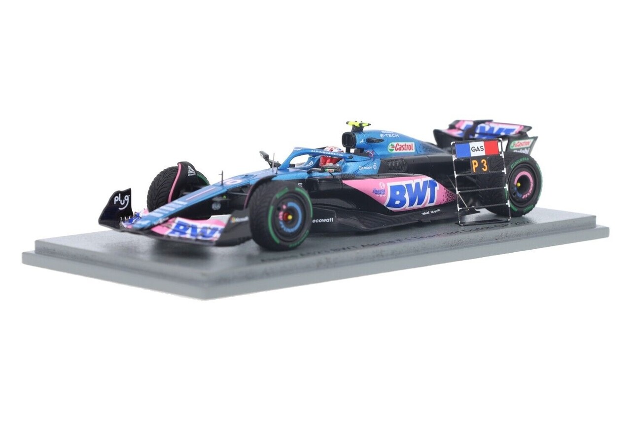 Formule 1 Alpine A523 #10 BWT Alpine F1 Team 3rd Dutch GP 2023 + Pit Board - 1:43 - Spark Formule 1 Alpine A523 #10 BWT Alpine F1 Team 3rd Dutch GP 2023 + Pit Board - 1:43 - Spark