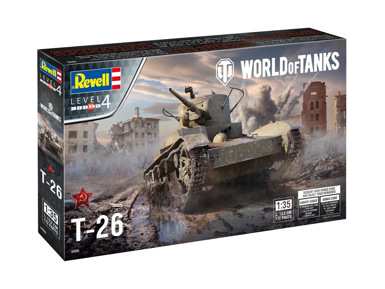 Revell World Of Tanks - T-26 (Level 4) - Revell Revell World Of Tanks - T-26 (Level 4) - Revell