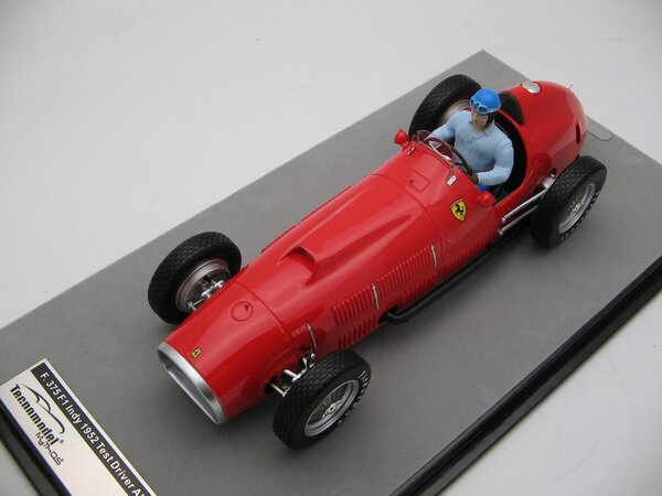 Formule 1 Ferrari 375 F1 Indy Test 1952 (Driver: Alberto Ascari) - 1:18 - Tecnomodel Mythos Formule 1 Ferrari 375 F1 Indy Test 1952 (Driver: Alberto Ascari) - 1:18 - Tecnomodel Mythos