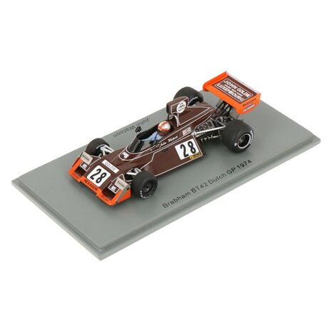 Formule 1 Brabham BT42 #28 Dutch GP 1974 - 1:43 - Spark Formule 1 Brabham BT42 #28 Dutch GP 1974 - 1:43 - Spark
