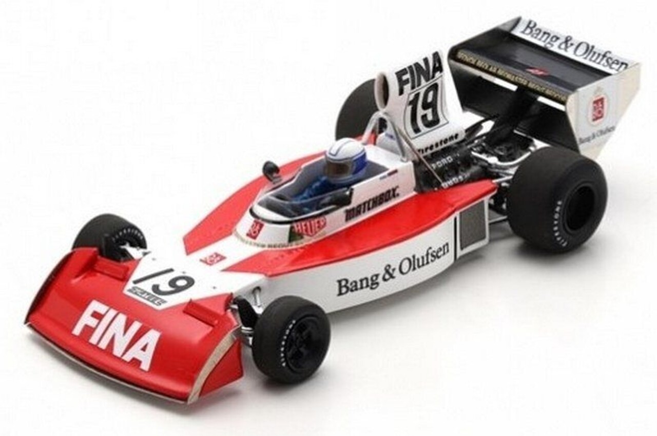 Formule 1 Surtees TS16 Bang & Olufsen - FINA #19 GP Germany 1974 - 1:43 - Spark Formule 1 Surtees TS16 Bang & Olufsen - FINA #19 GP Germany 1974 - 1:43 - Spark