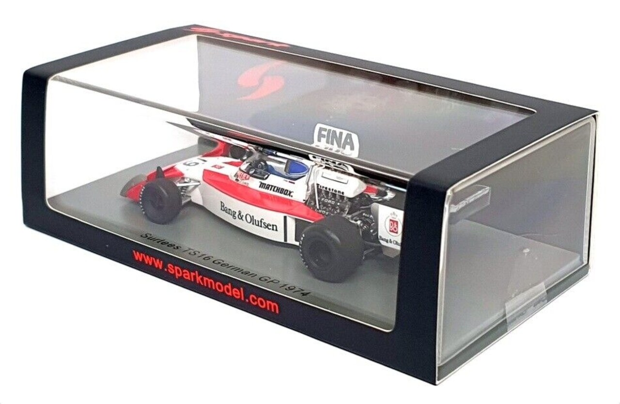 Formule 1 Surtees TS16 Bang & Olufsen - FINA #19 GP Germany 1974 - 1:43 - Spark Formule 1 Surtees TS16 Bang & Olufsen - FINA #19 GP Germany 1974 - 1:43 - Spark