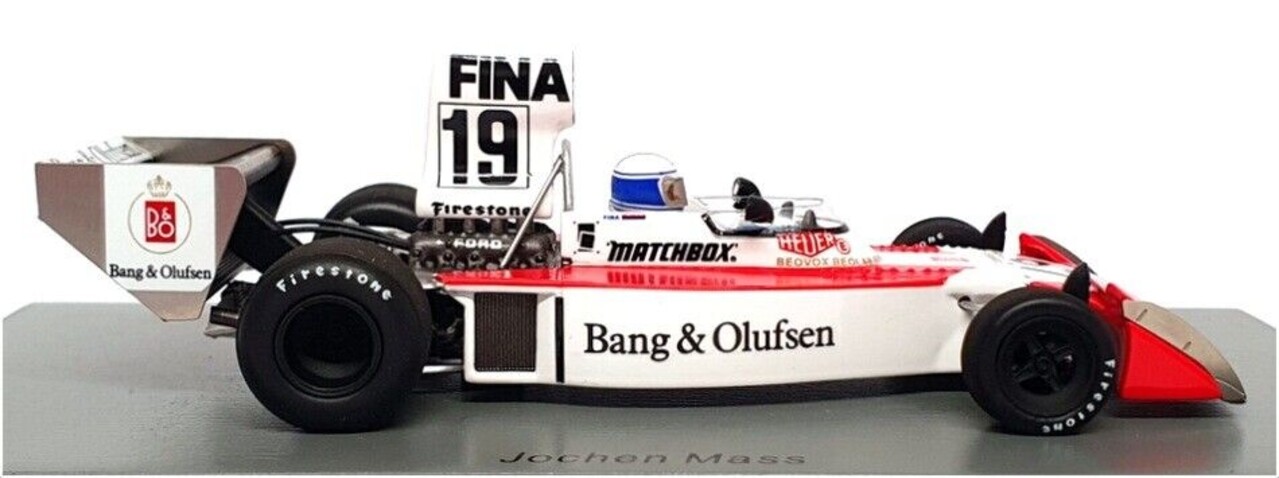 Formule 1 Surtees TS16 Bang & Olufsen - FINA #19 GP Germany 1974 - 1:43 - Spark Formule 1 Surtees TS16 Bang & Olufsen - FINA #19 GP Germany 1974 - 1:43 - Spark
