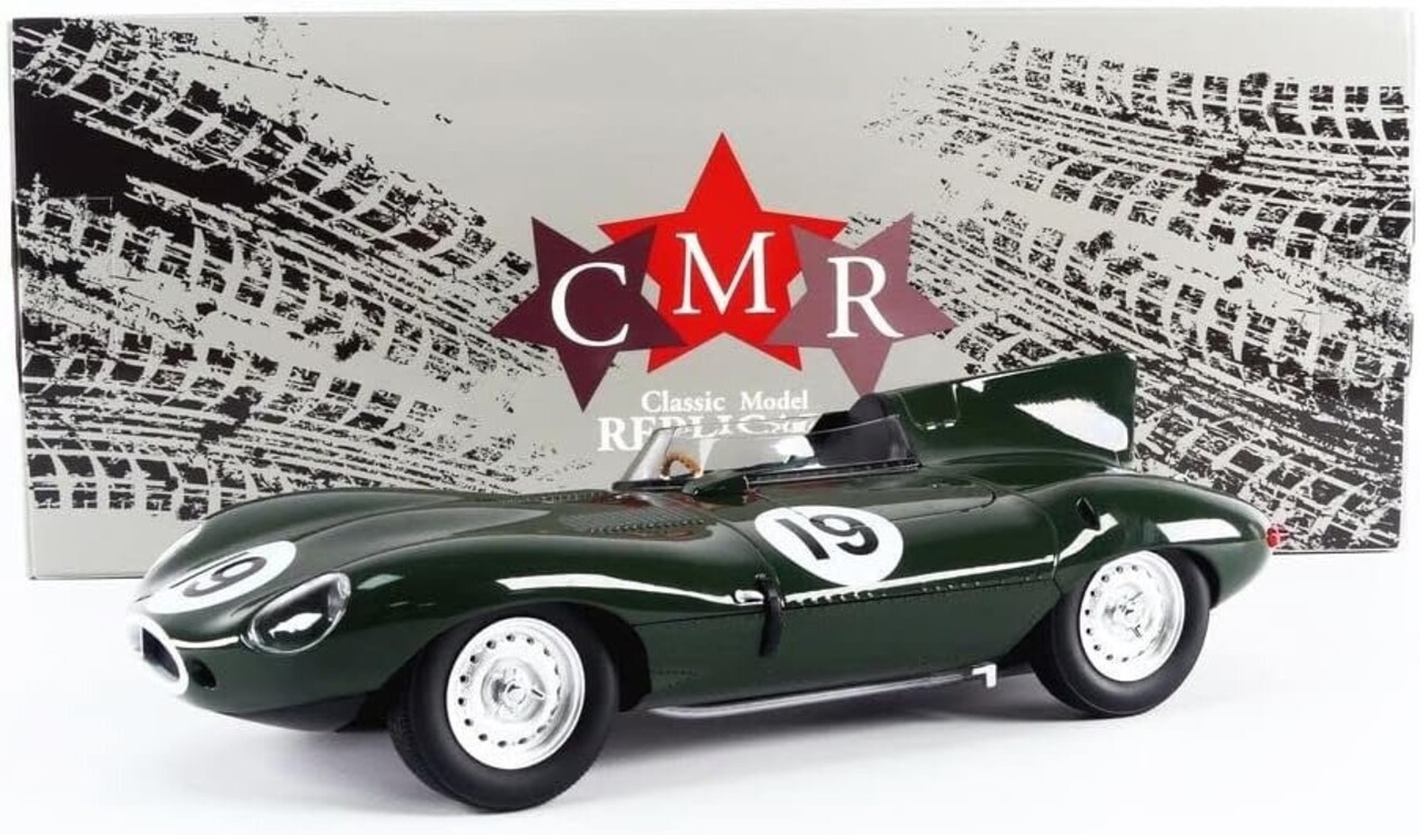 Jaguar Jaguar D-Type #19 Winner 12 Sebring 1955 - 1:18 - CMR Classic Model Replicars