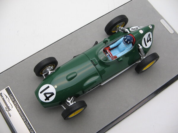 Formule 1 Lotus 16 #14 Dutch GP 1959 - 1:18 - Tecnomodel Mythos Formule 1 Lotus 16 #14 Dutch GP 1959 - 1:18 - Tecnomodel Mythos