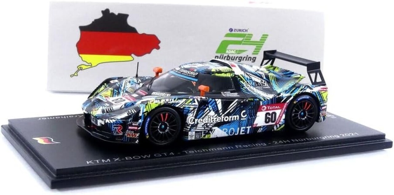 KTM KTM X-Bow GT4 Teichmann Racing #60 24H Nürburgring 2021 - 1:43 - Spark KTM KTM X-Bow GT4 Teichmann Racing #60 24H Nürburgring 2021 - 1:43 - Spark