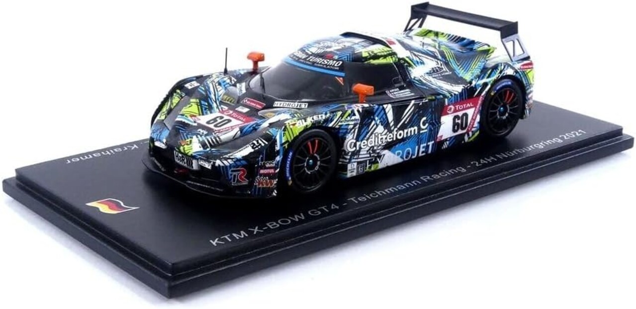 KTM KTM X-Bow GT4 Teichmann Racing #60 24H Nürburgring 2021 - 1:43 - Spark KTM KTM X-Bow GT4 Teichmann Racing #60 24H Nürburgring 2021 - 1:43 - Spark