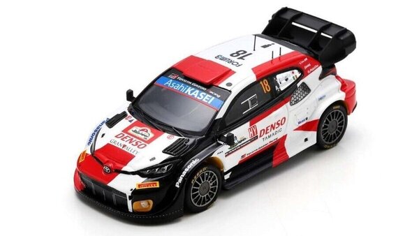Toyota Toyota GR Yaris Rally 1 Hybrid #18 Toyota Gazoo Racing WRT 5th Rally Japan 2023 - 1:43 - Spark Toyota Toyota GR Yaris Rally 1 Hybrid #18 Toyota Gazoo Racing WRT 5th Rally Japan 2023 - 1:43 - Spark