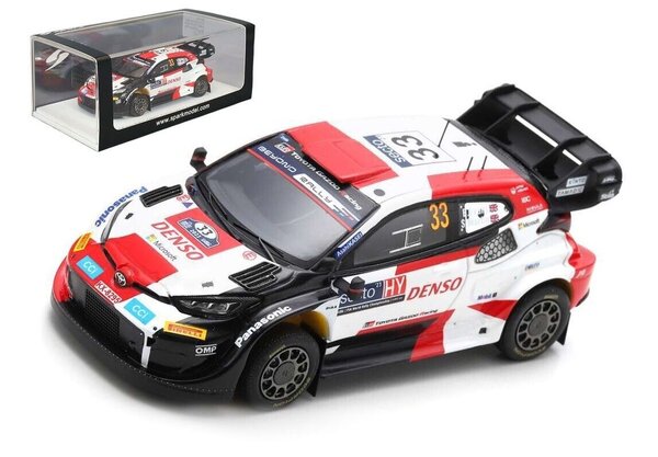 Toyota Toyota GR Yaris Rally 1 Hybrid #33 Toyota Gazoo Racing WRT Winner Rally Finland 2023 - 1:43 - Spark Toyota Toyota GR Yaris Rally 1 Hybrid #33 Toyota Gazoo Racing WRT Winner Rally Finland 2023 - 1:43 - Spark