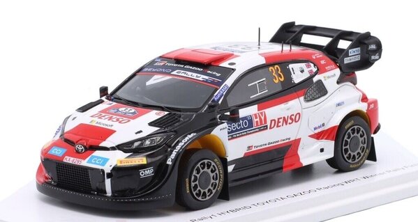 Toyota Toyota GR Yaris Rally 1 Hybrid #33 Toyota Gazoo Racing WRT Winner Rally Finland 2023 - 1:43 - Spark Toyota Toyota GR Yaris Rally 1 Hybrid #33 Toyota Gazoo Racing WRT Winner Rally Finland 2023 - 1:43 - Spark