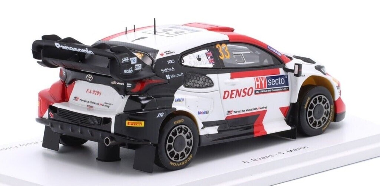 Toyota Toyota GR Yaris Rally 1 Hybrid #33 Toyota Gazoo Racing WRT Winner Rally Finland 2023 - 1:43 - Spark Toyota Toyota GR Yaris Rally 1 Hybrid #33 Toyota Gazoo Racing WRT Winner Rally Finland 2023 - 1:43 - Spark