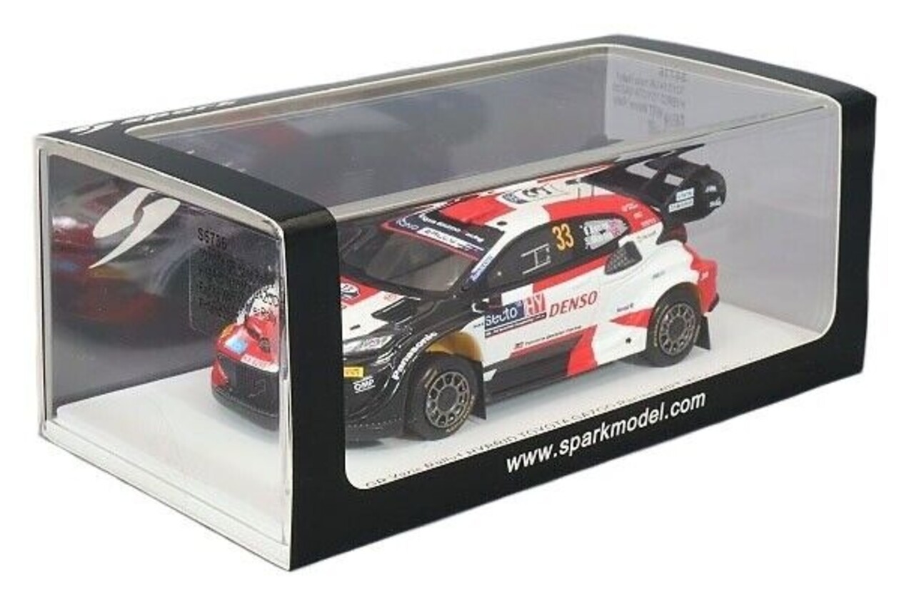 Toyota Toyota GR Yaris Rally 1 Hybrid #33 Toyota Gazoo Racing WRT Winner Rally Finland 2023 - 1:43 - Spark Toyota Toyota GR Yaris Rally 1 Hybrid #33 Toyota Gazoo Racing WRT Winner Rally Finland 2023 - 1:43 - Spark