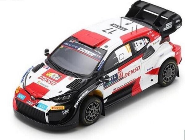 Toyota Toyota GR Yaris Rally 1 Hybrid #17 Toyota Gazoo Racing WRT Winner Safari Rally 2023  - 1:43 - Spark Toyota Toyota GR Yaris Rally 1 Hybrid #17 Toyota Gazoo Racing WRT Winner Safari Rally 2023  - 1:43 - Spark
