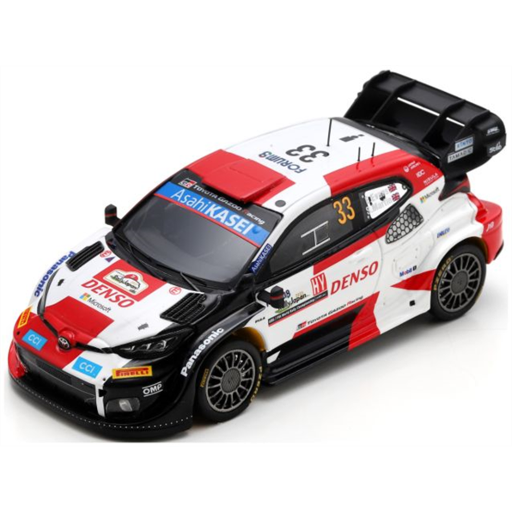 Toyota Toyota GR Yaris Rally 1 Hybrid #33 Toyota GAZOO Racing Winner Rally Japan 2023 - 1:43 - Spark Toyota Toyota GR Yaris Rally 1 Hybrid #33 Toyota GAZOO Racing Winner Rally Japan 2023 - 1:43 - Spark