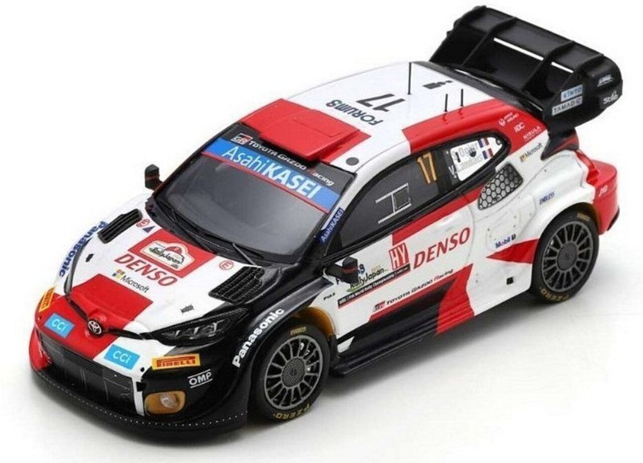 Toyota Toyota GR Yaris Rally 1 Hybrid #17 Toyota GAZOO Racing 2nd Rally Japan 2023 - 1:43 - Spark Toyota Toyota GR Yaris Rally 1 Hybrid #17 Toyota GAZOO Racing 2nd Rally Japan 2023 - 1:43 - Spark