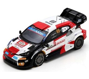 Toyota Toyota GR Yaris Rally 1 Hybrid #69 Toyota GAZOO Racing 3rd Rally Japan 2023 - 1:43 - Spark Toyota Toyota GR Yaris Rally 1 Hybrid #69 Toyota GAZOO Racing 3rd Rally Japan 2023 - 1:43 - Spark