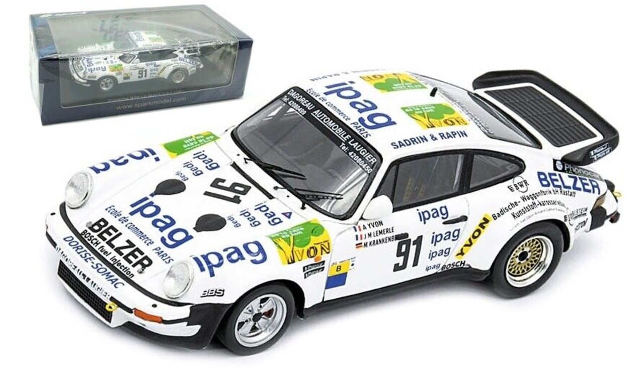 Porsche Porsche 930  #91 24H Le Mans 1963 - 1:43  - Spark Porsche Porsche 930  #91 24H Le Mans 1963 - 1:43  - Spark