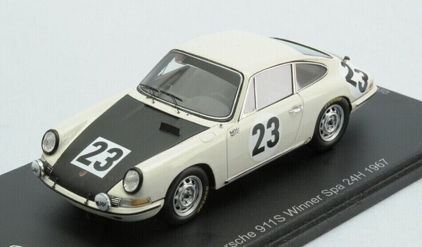 Porsche Porsche 911 S #23 Winner 24H Spa 1967 - 1:43  - Spark Porsche Porsche 911 S #23 Winner 24H Spa 1967 - 1:43  - Spark