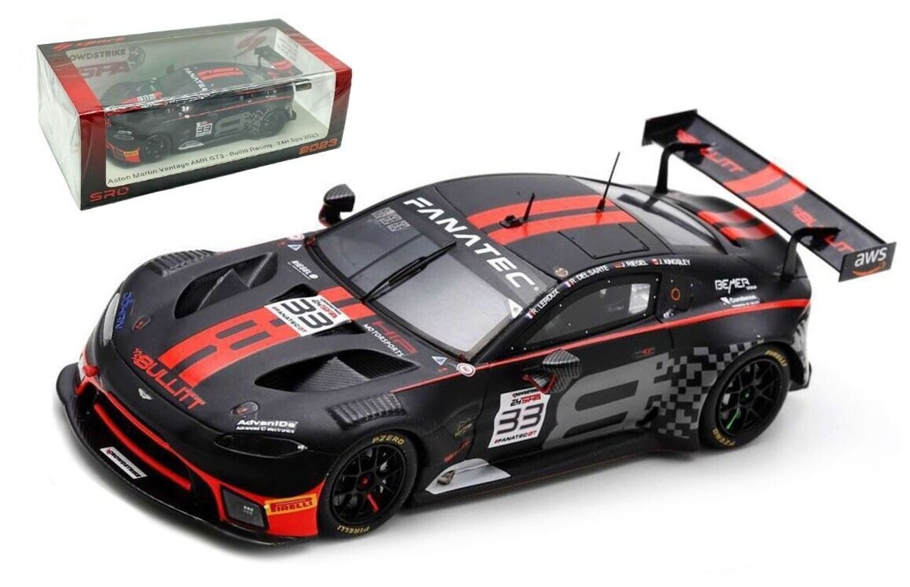 Aston Martin Aston Martin Vantage AMR GT3 #33 Bullitt Racing 24H Spa 2023 - 1:43 - Spark