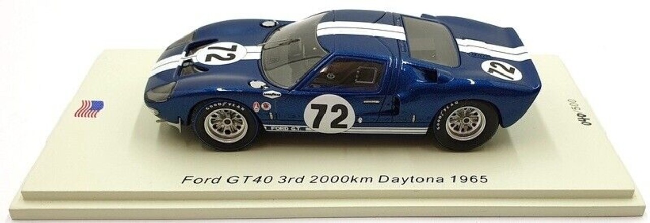 Ford Ford GT40 #72 3rd 2000Km Daytona 1965 - 1:43 - Spark