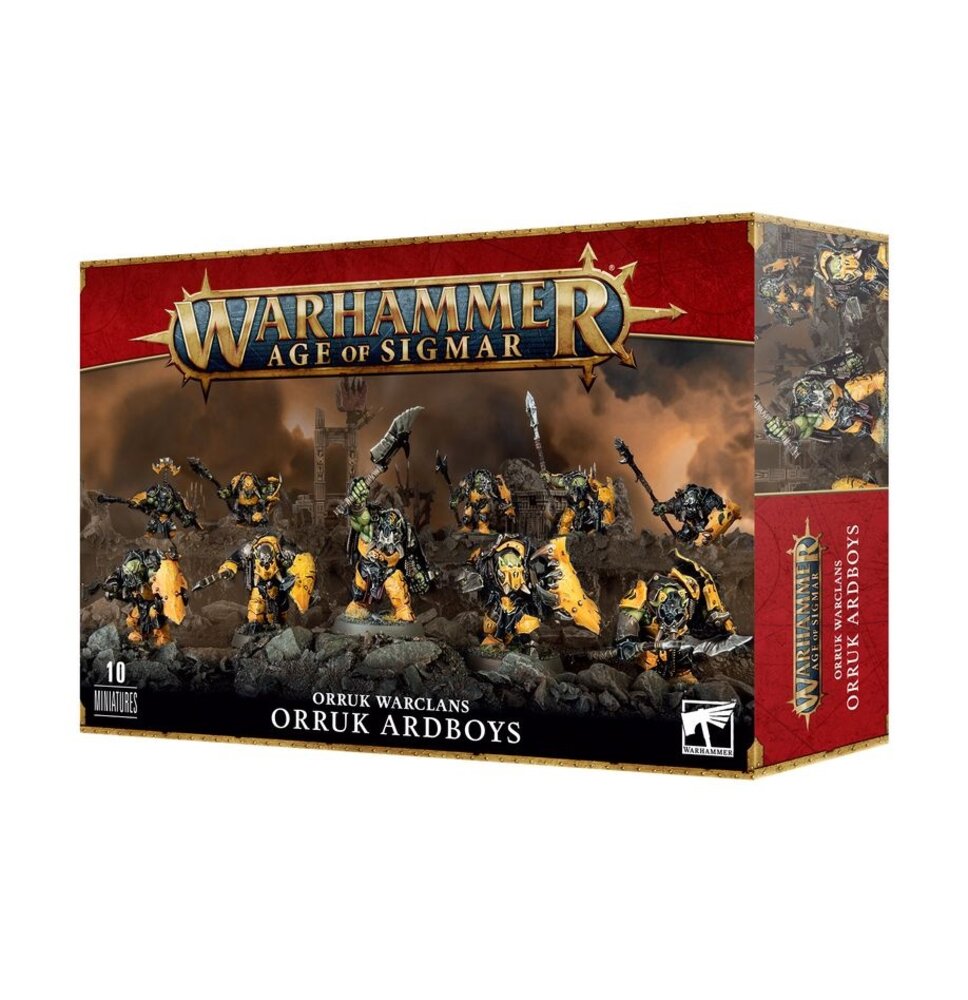 Games workshop Warhammer Age Of Sigmar: Orruk Warclans (Orruk Ardboys) - Games Workshop Games workshop Warhammer Age Of Sigmar: Orruk Warclans (Orruk Ardboys) - Games Workshop