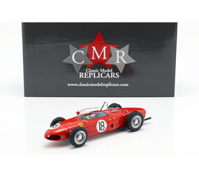 Formule 1 Ferrari Dino 156 Sharknose #18 GP France 1961 - 1:18 - CMR Classic Model Replicars Formule 1 Ferrari Dino 156 Sharknose #18 GP France 1961 - 1:18 - CMR Classic Model Replicars