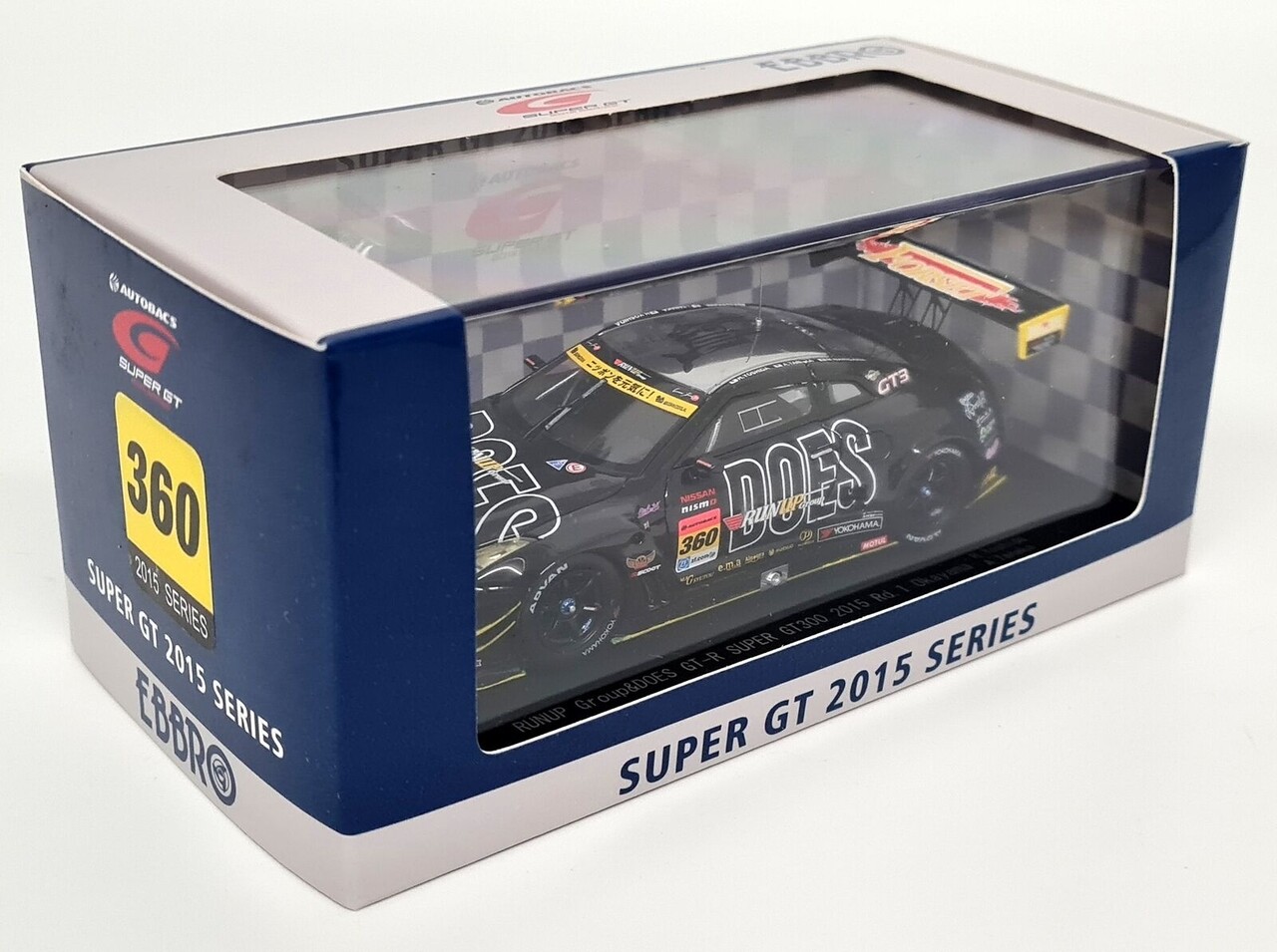 Nissan Nissan RUNUP GT-R #360 Super GT300 2015 - 1:43 - Ebbro Nissan Nissan RUNUP GT-R #360 Super GT300 2015 - 1:43 - Ebbro
