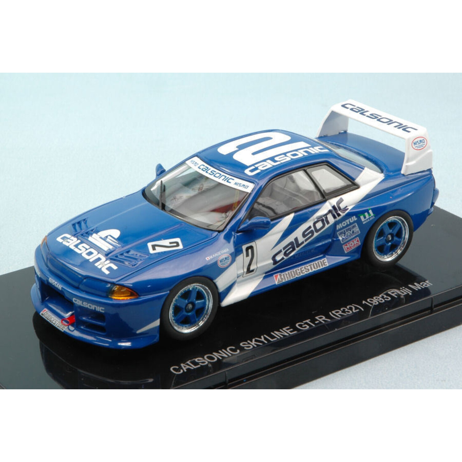 ミニカー CALSONIC SKYLINE GTR #2 1993 Suzuka Nissan Calsonic Skyline GT-R (R32) #2 Fuji Mar 1993 - 1:43 - Ebbro