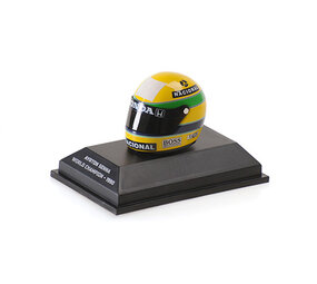 Formule 1 Helmet Ayrton Senna World Champion 1990 - 1:8 - Minichamps Formule 1 Helmet Ayrton Senna World Champion 1990 - 1:8 - Minichamps