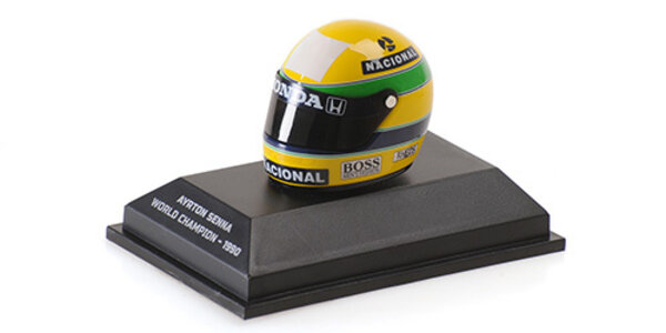 Formule 1 Helm Ayrton Senna World Champion 1990 - 1:8 - Minichamps Formule 1 Helm Ayrton Senna World Champion 1990 - 1:8 - Minichamps