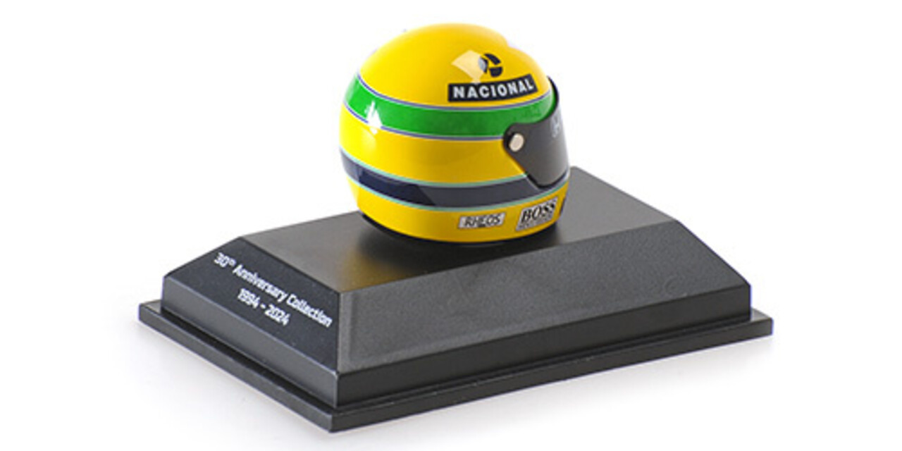 Formule 1 Helm Ayrton Senna World Champion 1990 - 1:8 - Minichamps Formule 1 Helm Ayrton Senna World Champion 1990 - 1:8 - Minichamps