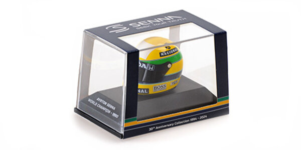 Formule 1 Helmet Ayrton Senna World Champion 1990 - 1:8 - Minichamps Formule 1 Helmet Ayrton Senna World Champion 1990 - 1:8 - Minichamps