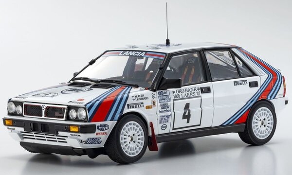Lancia Lancia Delta HF Integrale 4WD #4 Team Lancia Winner Rally 1000 Lakes 1987 - 1:18 - Kyosho
