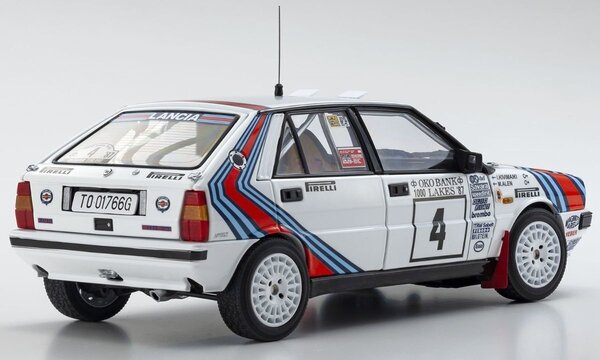Lancia Lancia Delta HF Integrale 4WD #4 Team Lancia Winner Rally 1000 Lakes 1987 - 1:18 - Kyosho