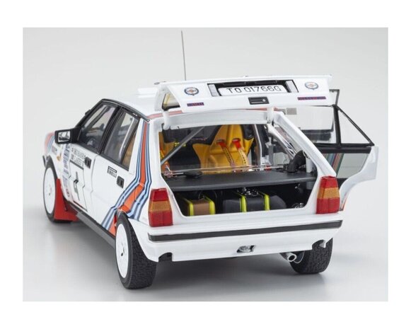 Lancia Lancia Delta HF Integrale 4WD #4 Team Lancia Winner Rally 1000 Lakes 1987 - 1:18 - Kyosho Lancia Lancia Delta HF Integrale 4WD #4 Team Lancia Winner Rally 1000 Lakes 1987 - 1:18 - Kyosho
